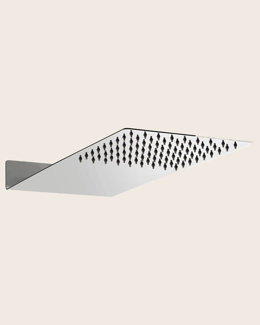 Soffione Doccia 20x45 A Parete In Acciaio Cromo New Line