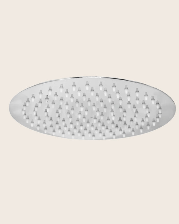 Soffione Doccia 25 cm tondo Slim 2 mm in Acciaio cromo Smart