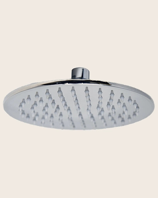 Soffione doccia 20 cm 6,5 mm tondo in acciaio cromo lucido Smart