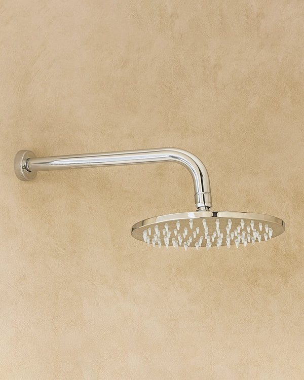 Soffione doccia 20 cm tondo 6,5 mm con braccio cromo Smart