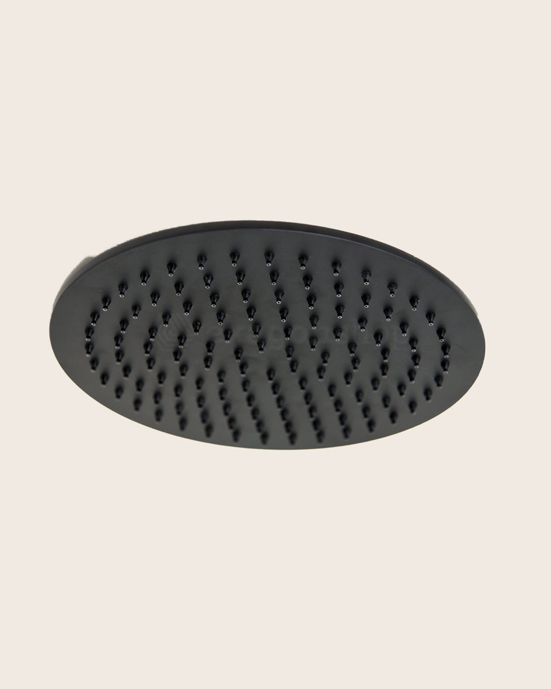Soffione doccia 25 cm Smart tondo nero opaco – vista 2