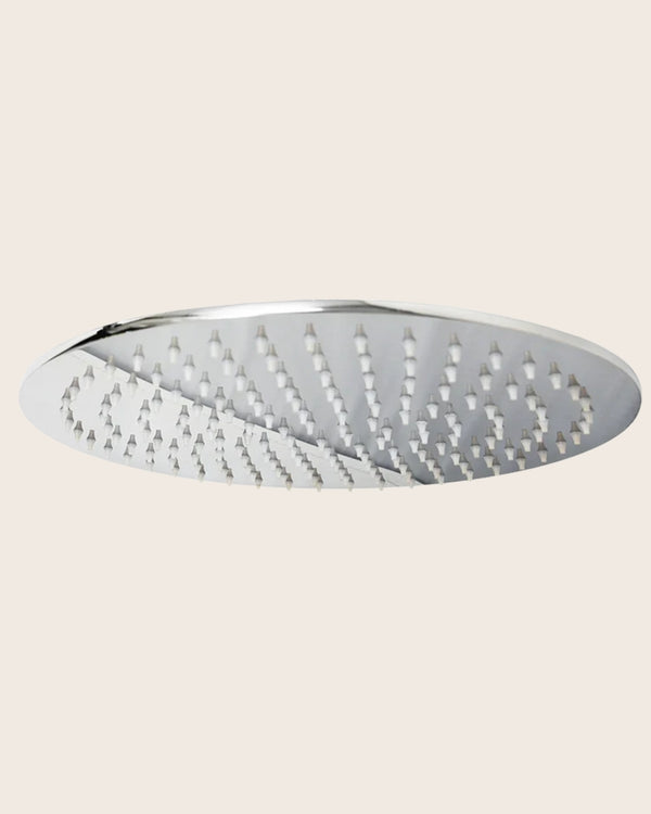 Soffione doccia tondo 30 cm 6,5 mm in acciaio cromo lucido Smart