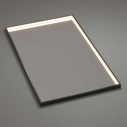 Specchio 120x80 illuminato nero opaco Torino