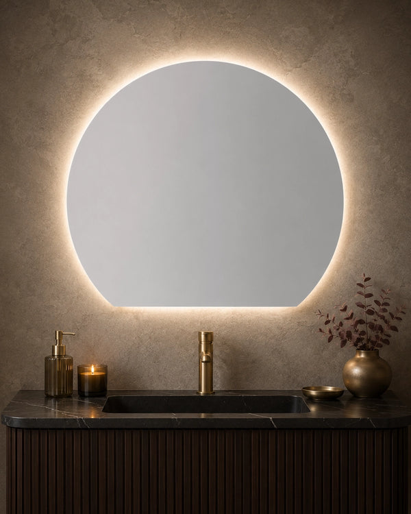 Specchio 80x70 bagno retroilluminato Mara