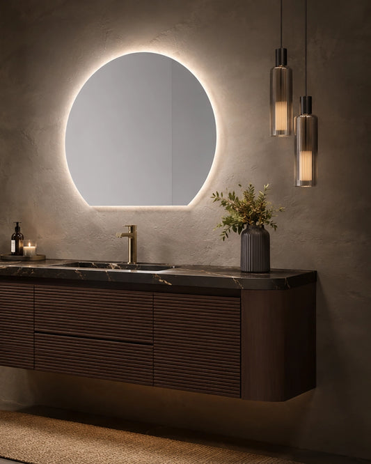 Specchio 80x70 bagno retroilluminato Mara