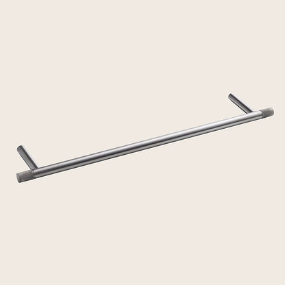 Treemme 22mm portasciugamani 40 cm a muro inox satinato Acciaio in acciaio inox montato a parete, vista del design e...