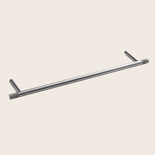 Treemme 22mm portasciugamani 40 cm a muro inox satinato Acciaio in acciaio inox montato a parete, vista del design e...