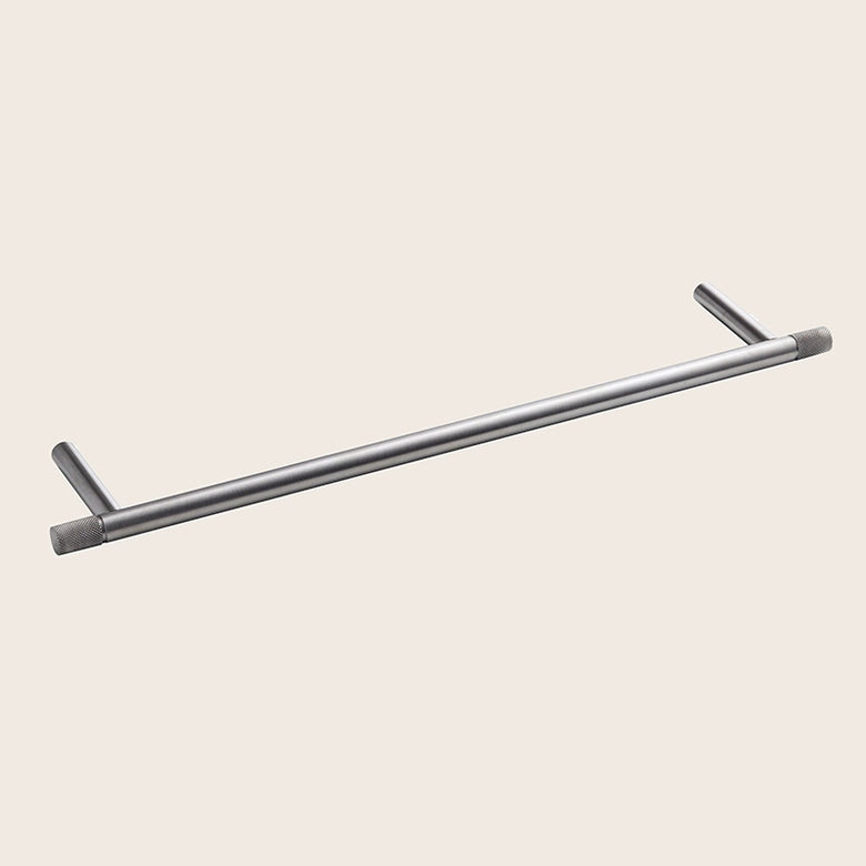 Treemme 22mm portasciugamani 40 cm a muro inox satinato Acciaio in acciaio inox montato a parete, vista del design e...