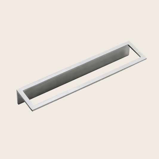 Treemme 5mm portasciugamani 30 cm a muro inox satinato Acciaio montato a parete, vista del design e della finitura...