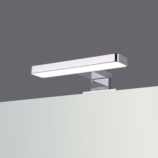 New Line Ut2 Lampada Led 40X10 con braccio Per Specchio potenza 5w 300/350 Lm Cromo