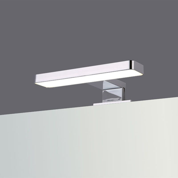 New Line Ut2 Lampada Led 40X10 con braccio Per Specchio potenza 5w 300/350 Lm Cromo