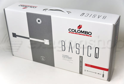 Arredo Bagno portasciugamani portarotolo appendino e portascopino cromo 5pz BasicQ Colombo Design