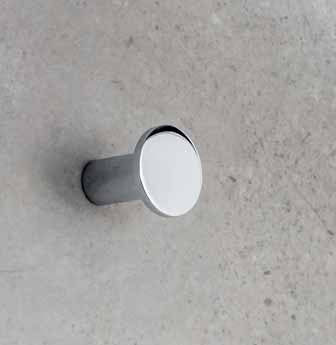 Colombo Basic set accessori bagno portasciugamani 5pz Cromo montato a parete, vista del design e della finitura - Colombo...
