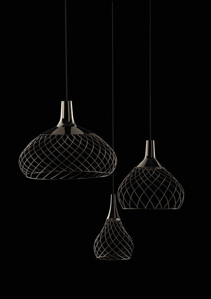 Lampada a sospensione nero Mongolfier P1 8140 Linea Light Stilnovo