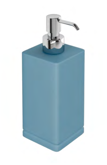 Dispenser portasapone liquido in Ceramica Carta Zucchero, dettaglio ravvicinato del materiale e dell'aggancio - Exagonshop