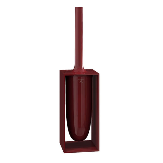 Portascopino wc a Terra rosso Rubino Lucido inside 2911400 Cosmic