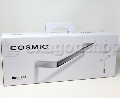 Cosmic Bathlife Set Accessori bagno Portarotolo Portasalviette Portascopino terra o muro 2 appendini cromo lucido