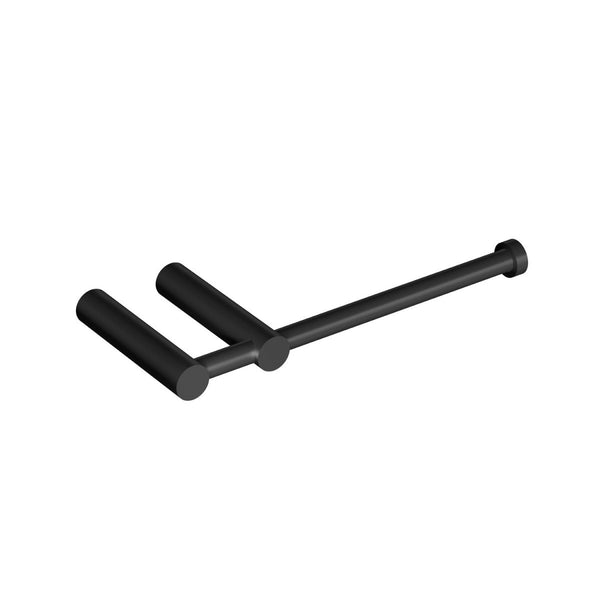 Cosmic Logic Set Accessori bagno Portarotolo Portasalviette Portascopino a muro e 2 appendini Nero Satinato