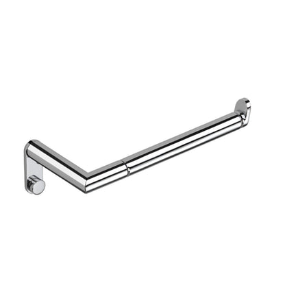 Pomd'or Micra Set Accessori bagno Portasalviette 40 cm Portarotolo destro Portascopino a terra e 2 appendini cromo lucido