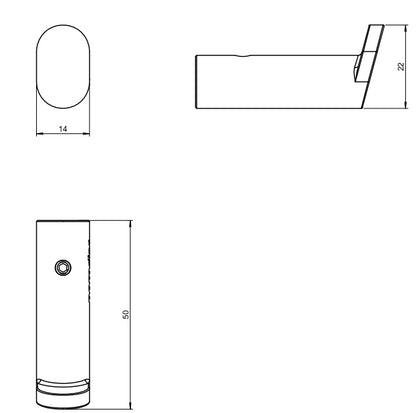 Pomd'or Micra Set Accessori bagno Portasalviette 30 cm Portarotolo sinistro Portascopino a terra e 2 appendini cromo lucido