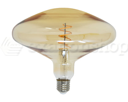 Vintage lampadina amber E27 luce calda 340 lumen 2700k