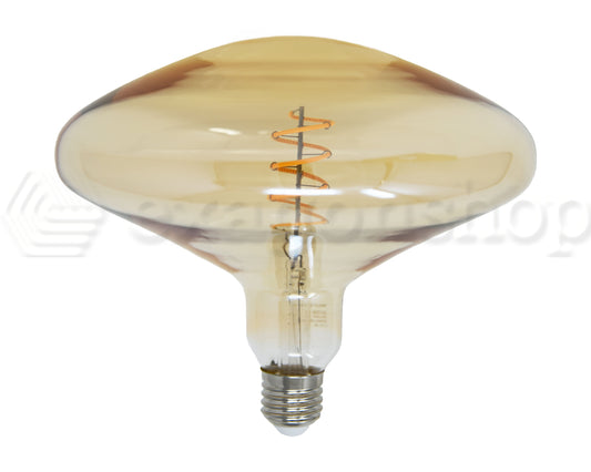 Vintage lampadina amber E27 luce calda 340 lumen 2700k