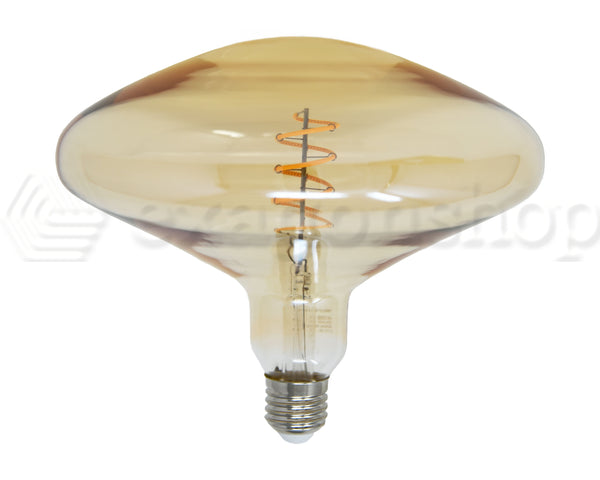 Vintage lampadina amber E27 luce calda 340 lumen 2700k
