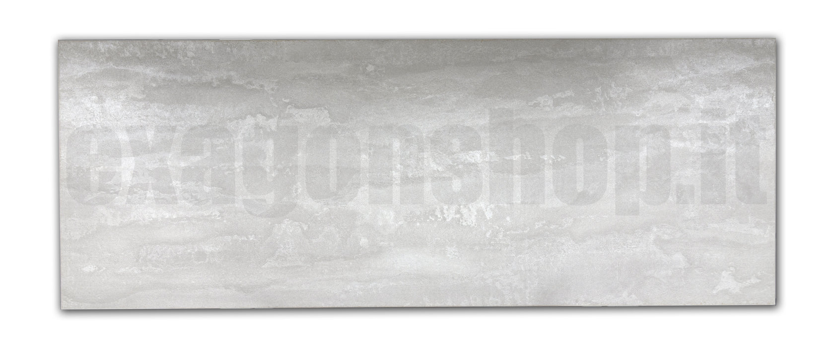 Mensola 80x46 per lavabo appoggio grigio senza foro senza Gray, vista dall'alto del piano con lavabo - Exagonshop