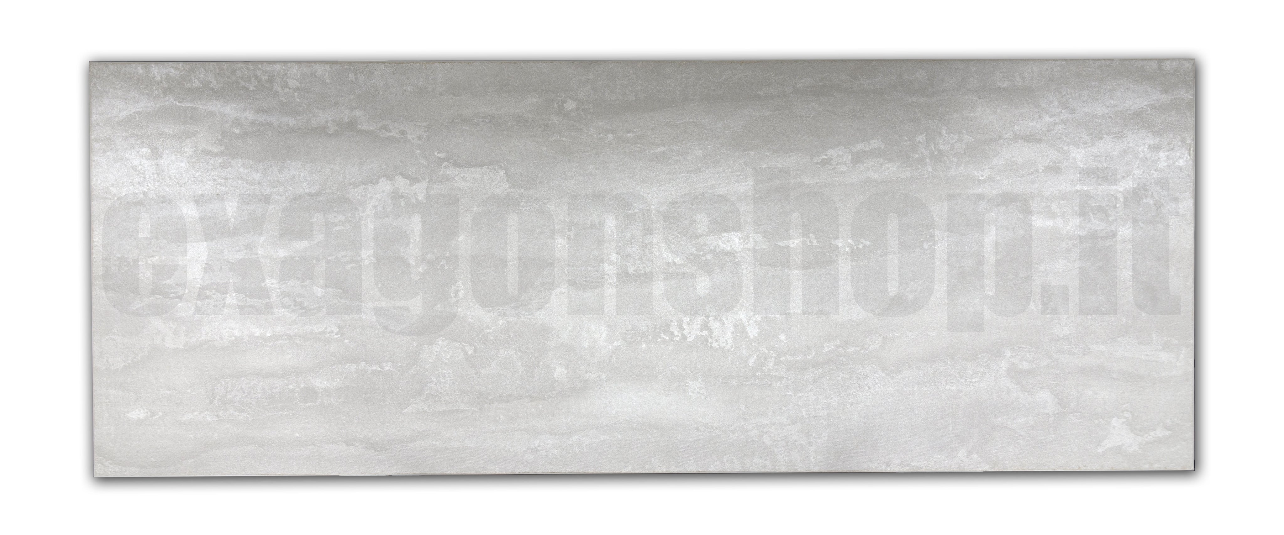 Mensola 80x46 per lavabo appoggio grigio senza foro senza Gray, vista dall'alto del piano con lavabo - Exagonshop