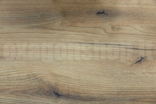Mensola per lavabo d'appoggio 120x46 senza foro senza staffe effetto legno Rovere naturale