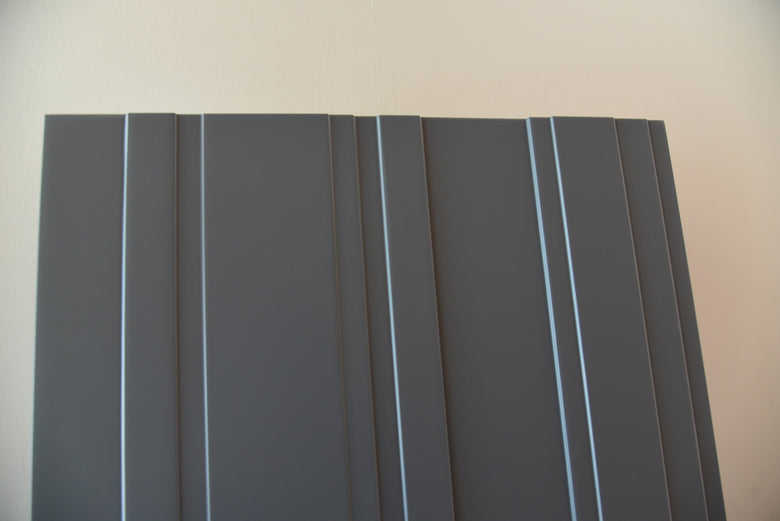 Schema tecnico di installazione di Antonio Lupi Bit Radiatore 120x45 Ad Acqua Grigio Pioggia con canna fumaria - Antonio...