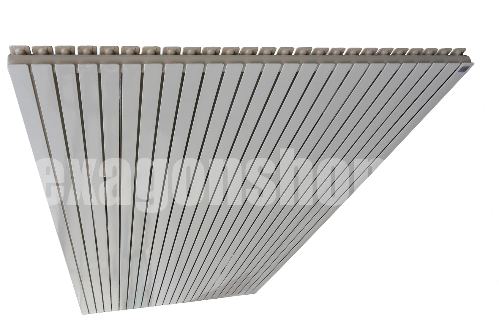 Runtal AX Radiatore 220x110 acqua 25 elementi Champagne, dettaglio del pannello comandi e della bocca di carico