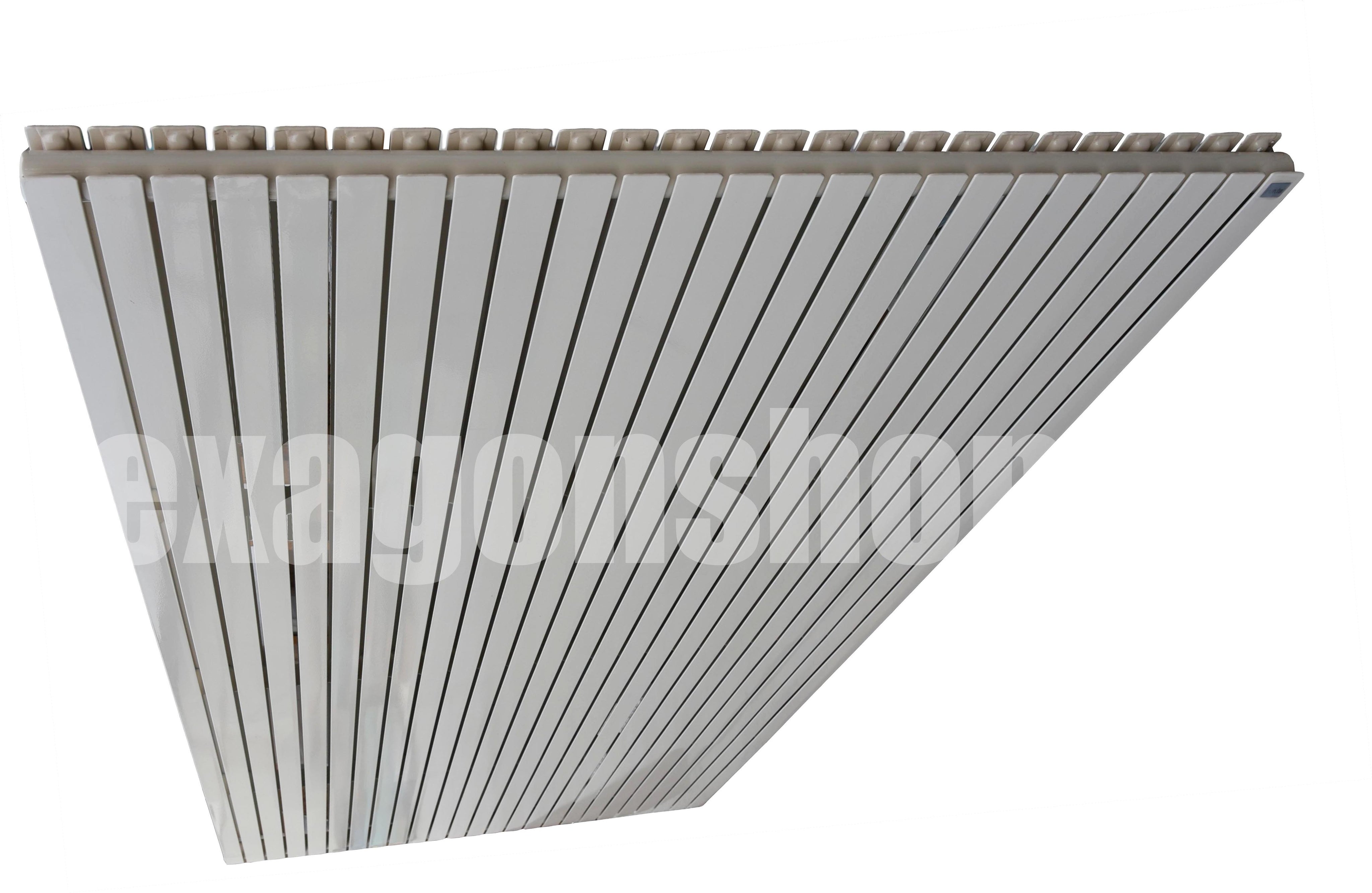Runtal AX Radiatore 220x110 acqua 25 elementi Champagne, dettaglio del pannello comandi e della bocca di carico