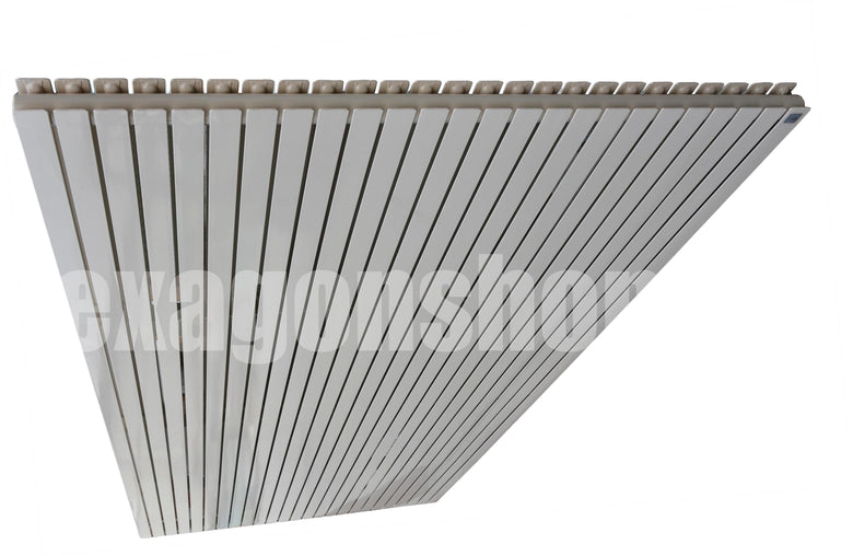 Runtal AX Radiatore 220x110 acqua 25 elementi Champagne, dettaglio del pannello comandi e della bocca di carico