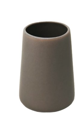 Portaspazzolino in ceramica tortora Sidney