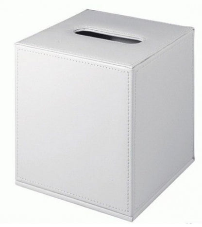 Colombo Black&White B9204 Porta Fazzoletti in Ecopelle Bianco