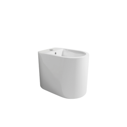 Ceramica Flaminia ASTRA Bidet filo muro a pavimento monoforo in ceramica bianco