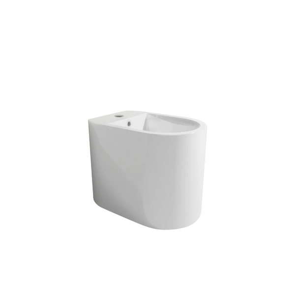 Ceramica Flaminia ASTRA Bidet filo muro a pavimento monoforo in ceramica bianco