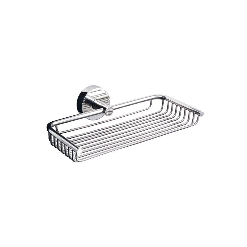 New Line Dc42 Cestino Portaoggetti 23 cm Vasca Doccia base tonda In acciaio inox cromo