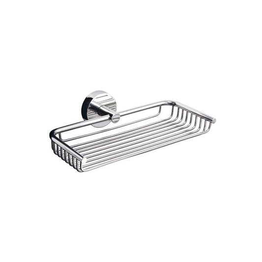 New Line Dc42 Cestino Portaoggetti 23 cm Vasca Doccia base tonda In acciaio inox cromo