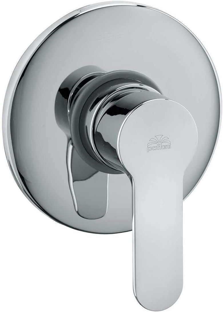 Paffoni blu set miscelatori lavabo bidet con scarico Cromo Lucido, vista laterale dello spessore e del bordo