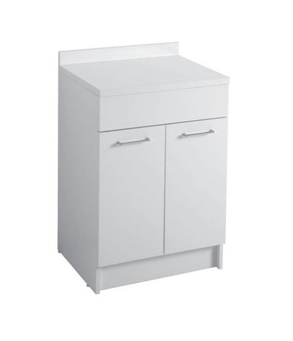 Colavene mobile bagno 60x60 a due ante con ripiano interno bianco lucido