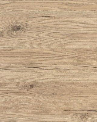 Mobile bagno 100x46 Gaia quercia naturale con lavabo in Rovere Bianco Opaco, vista laterale della struttura sospesa...