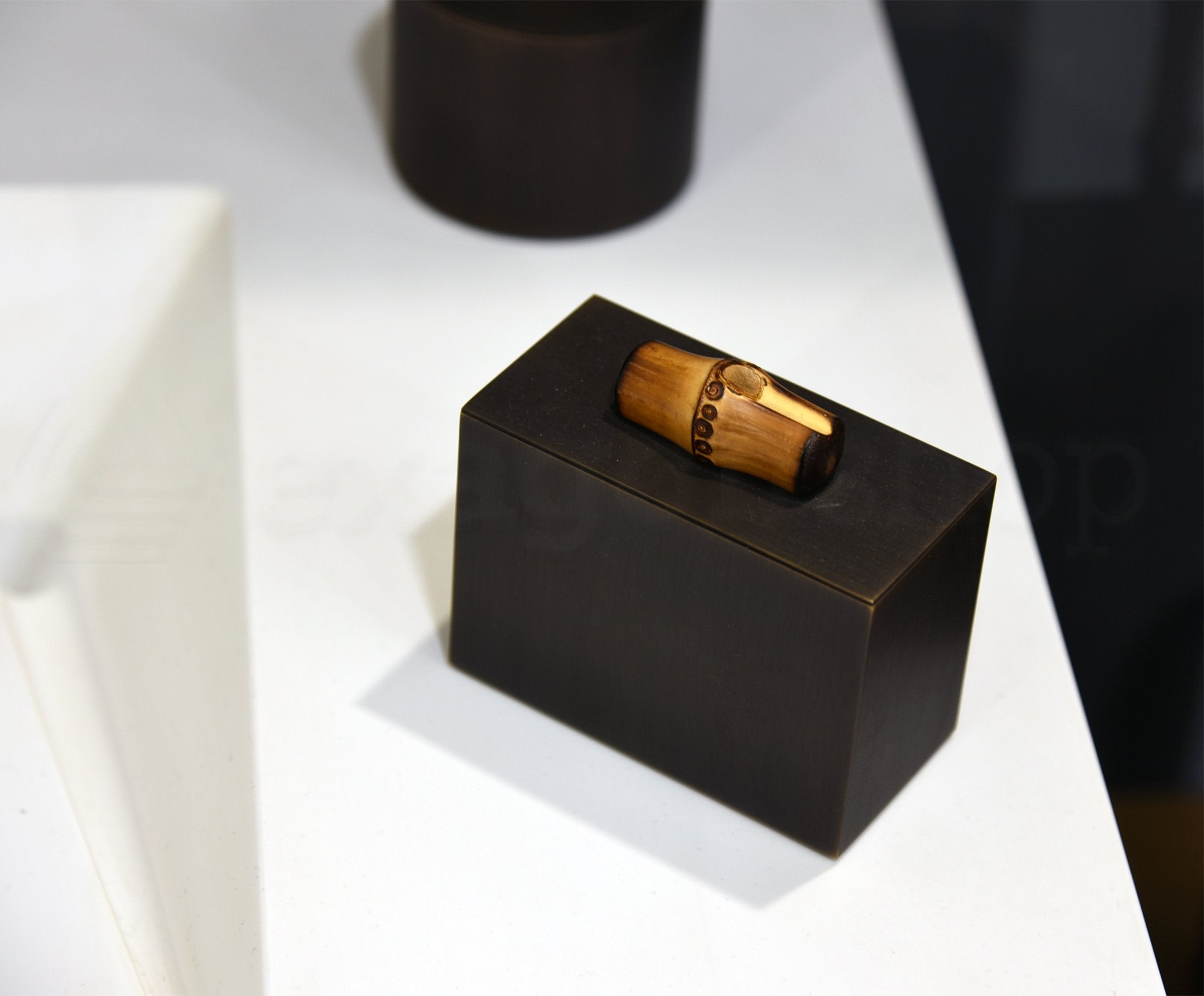 Contenitore Rettangolare Con Tappo Industrial Bronze Guccio Bertocci