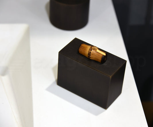 Contenitore Rettangolare Con Tappo Industrial Bronze Guccio Bertocci