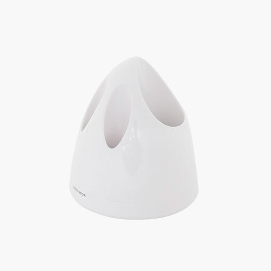 Koh-i-noor SKATTO 5631 porta spazzolini da denti da appoggio in abs bianco lucido