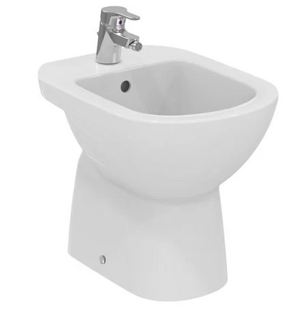Bidet monoforo 48,5x36 in ceramica bianco europeo Gemma 2 J522401 Ceramica Dolomite