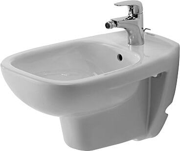 Bidet Sospeso Monoforo Con Troppopieno 355x545 senza ambientato su piano bagno con accessori