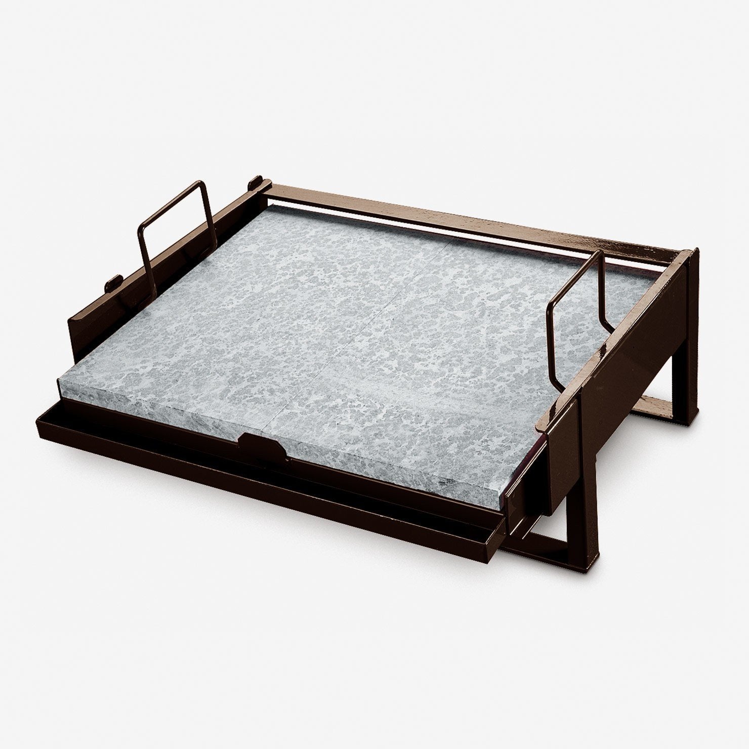 Palazzetti Bioplatt 51x42 piano cottura con supporto in naturale accesa in soggiorno, fiamma visibile attraverso il vetro...