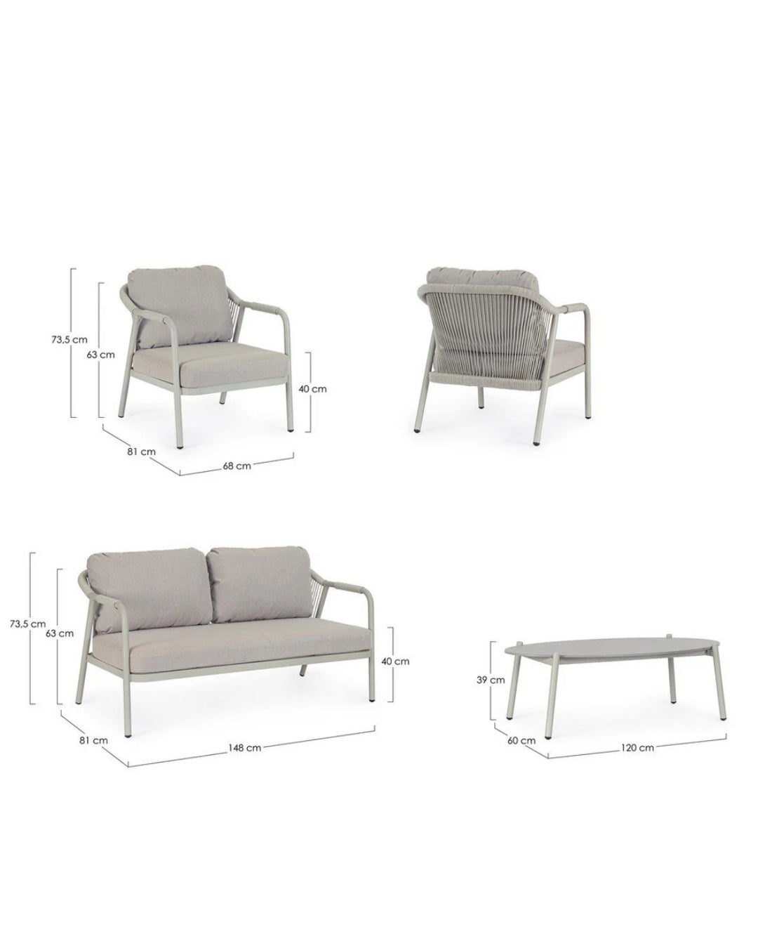 Andrea Bizzotto Mivaret salotto da giardino saturn 0666132